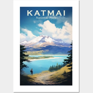 Katmai National Park Travel Poster Posters and Art